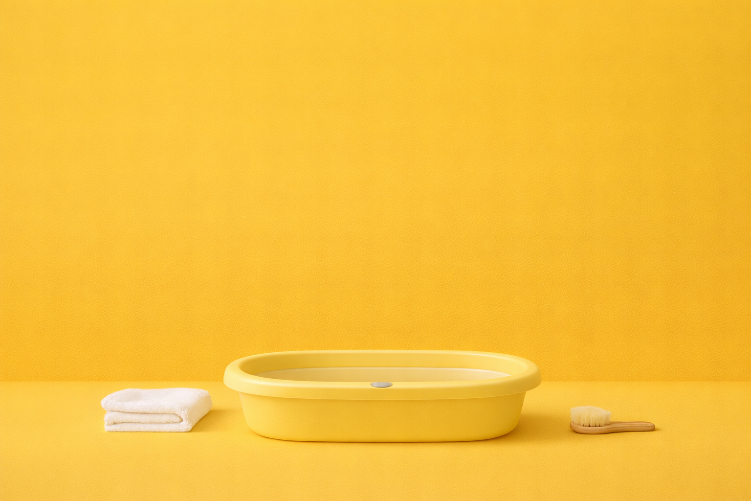 Wanienka dla niemowlaka z akcesoriami kąpielowymi